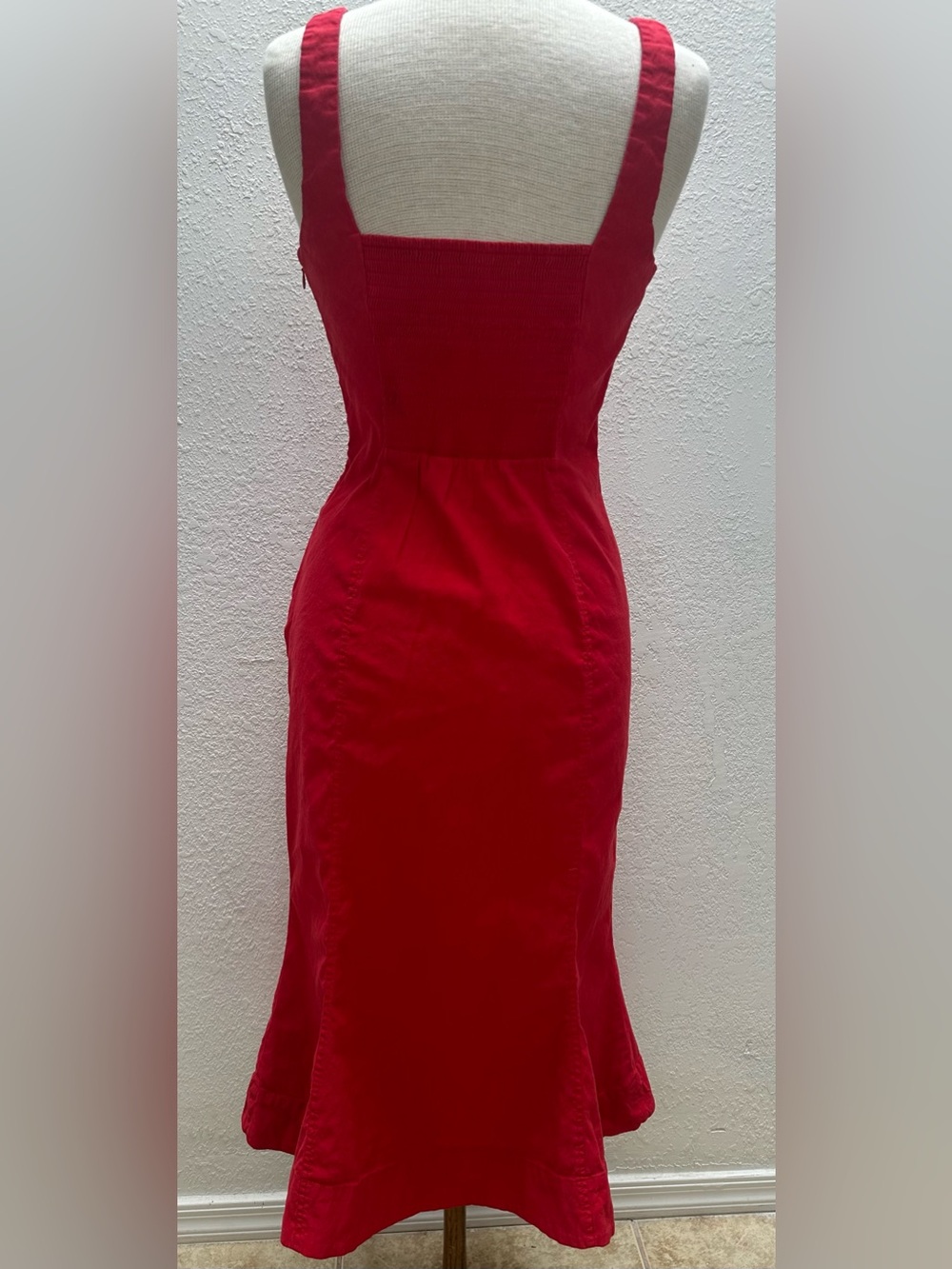 by Anthropologie Red Sweetheart Bow-Detail Sheath Dress - Picture 7 of 8